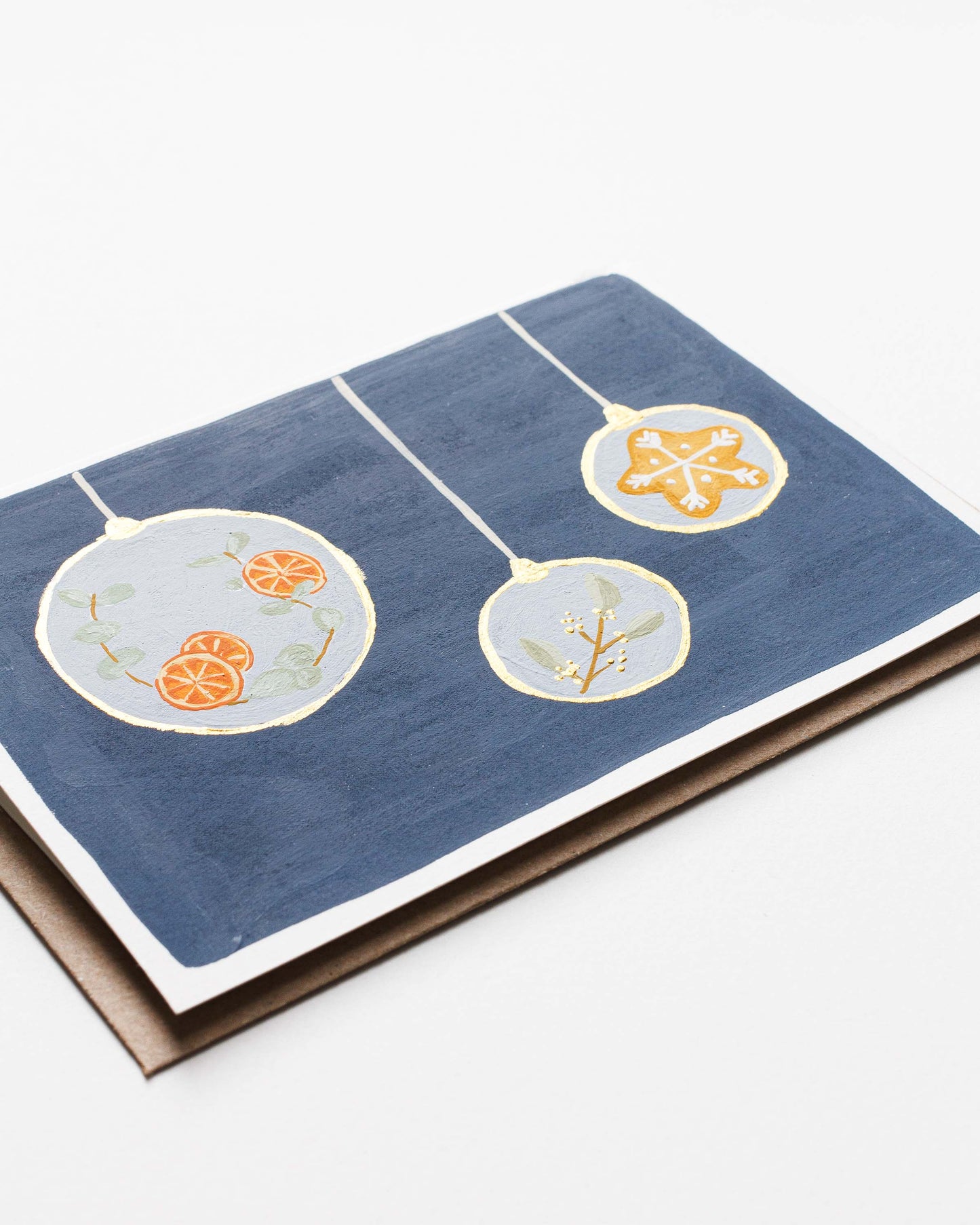 HOLIDAY ORNAMENTS 2 - Original Painting/Card