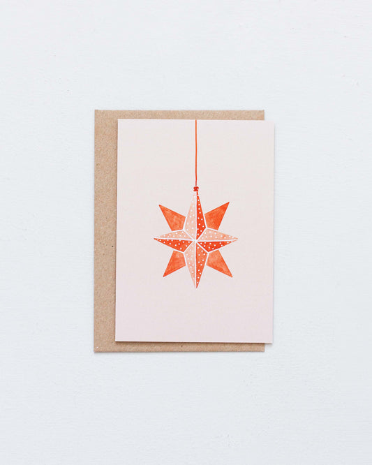 ORIGAMI ORNAMENT - Red