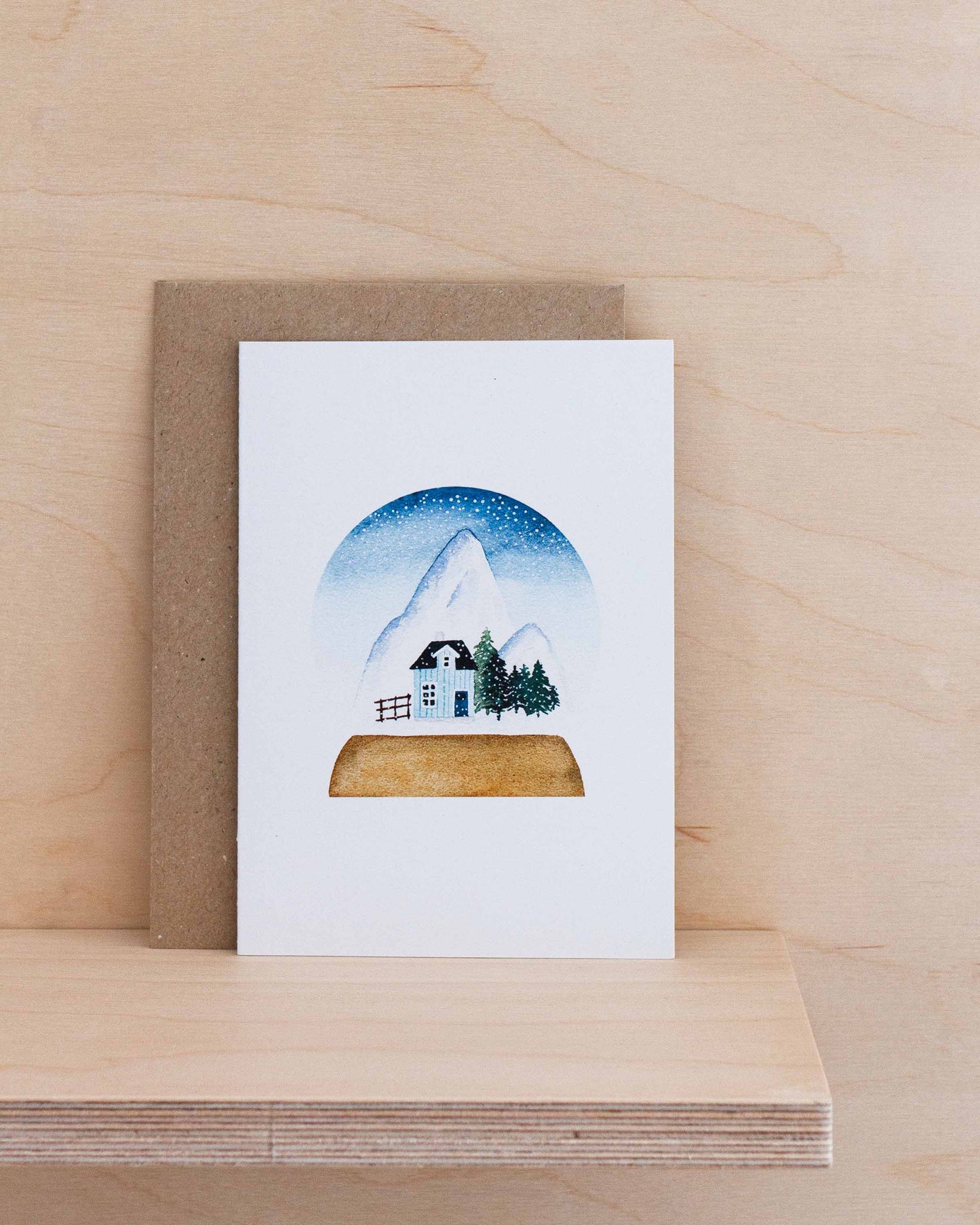 SNOW GLOBE - SCANDINAVIAN HOUSE
