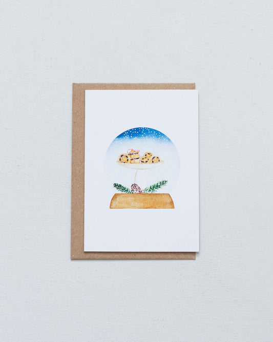 SNOW GLOBE - MINCE PIES