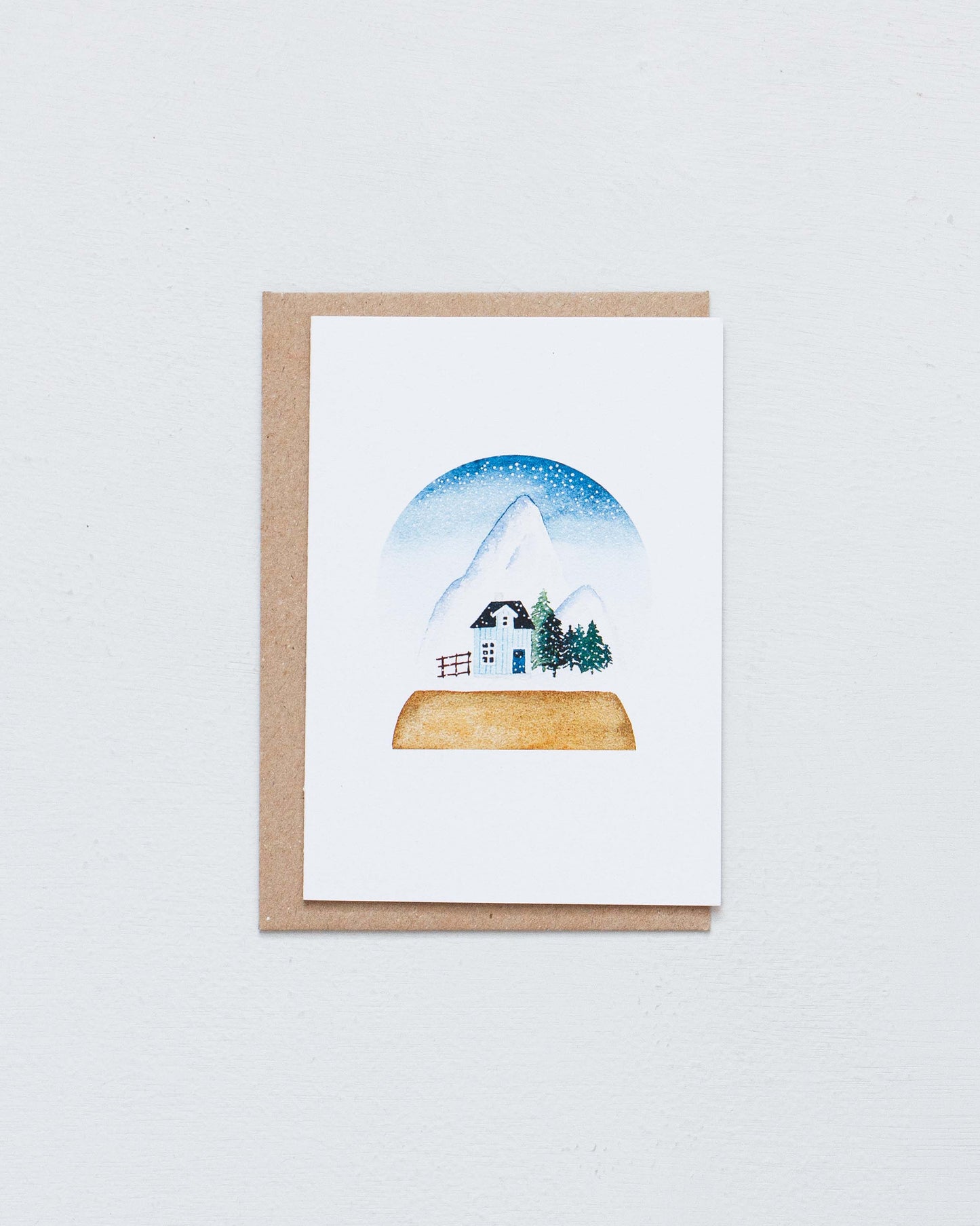 SNOW GLOBE - SCANDINAVIAN HOUSE