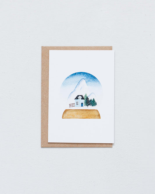 SNOW GLOBE - SCANDINAVIAN HOUSE