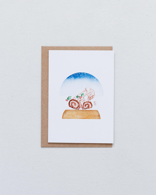 SNOW GLOBE - YULE LOG