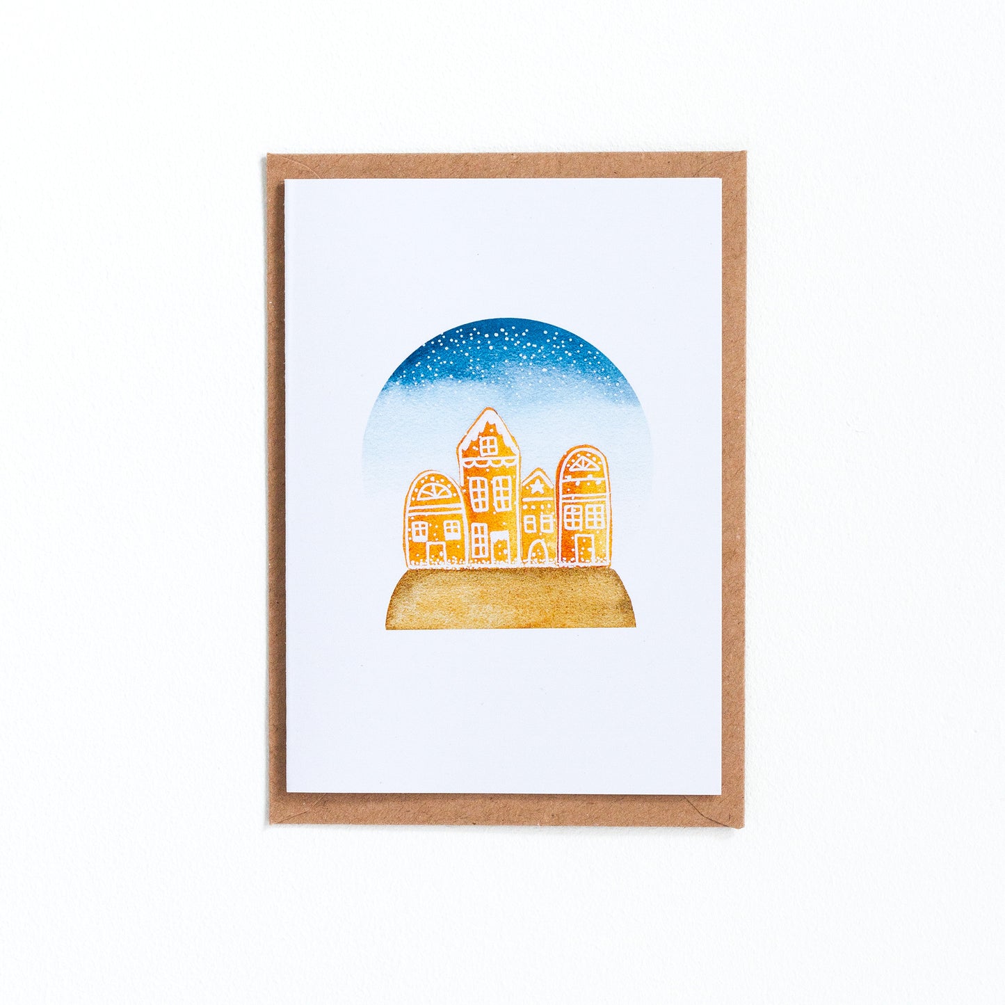 SNOW GLOBE - GINGERBREAD HOUSES