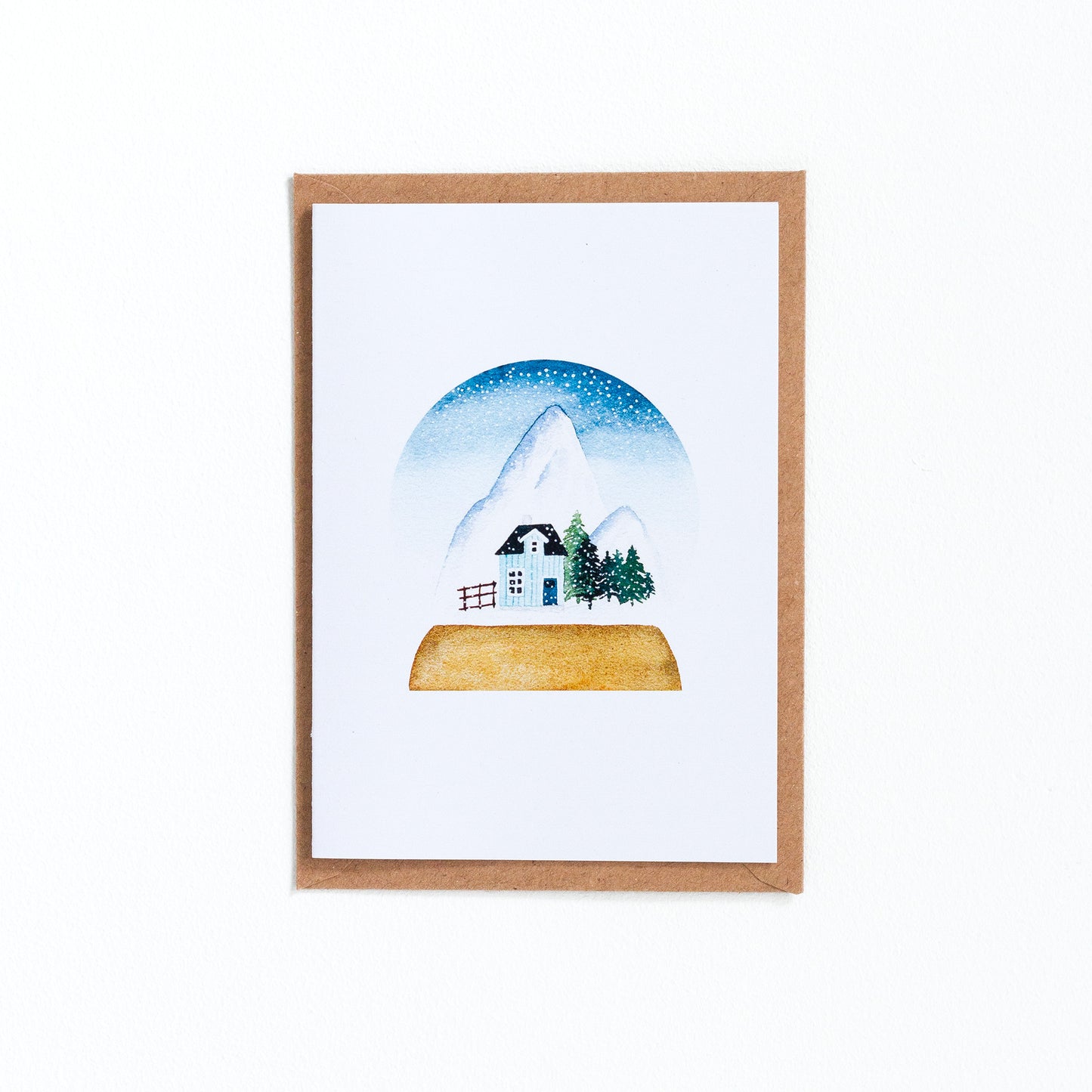 SNOW GLOBE - SCANDINAVIAN HOUSE