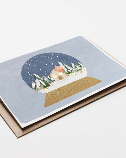 SNOWY WINTER - Original Painting/Card