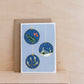 HOLIDAY ORNAMENTS 1 - Original Painting/Card