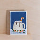 FESTIVE HOT CHOCOLATE - Original Painting/Card