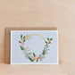 HOLIDAY WREATH - Original Painting/Card