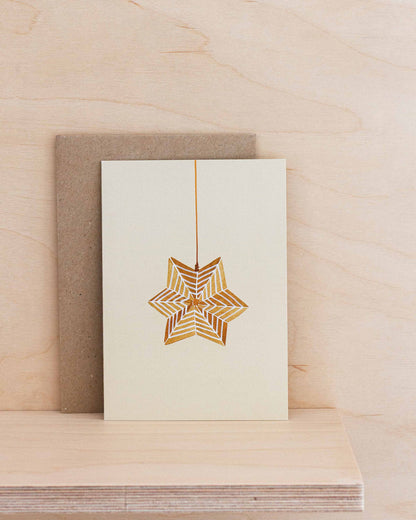 ORIGAMI ORNAMENT - Ochre