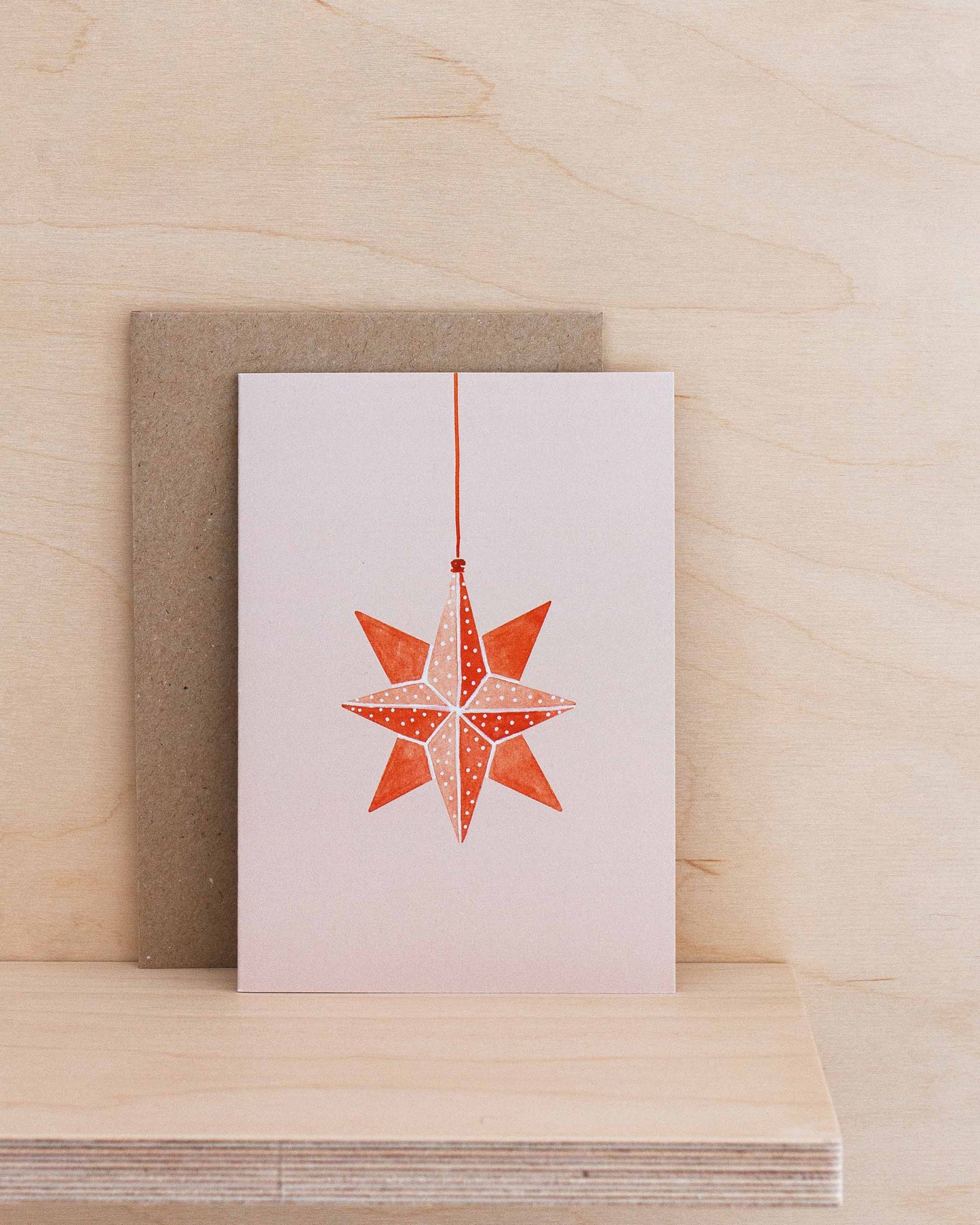 ORIGAMI ORNAMENT - Red