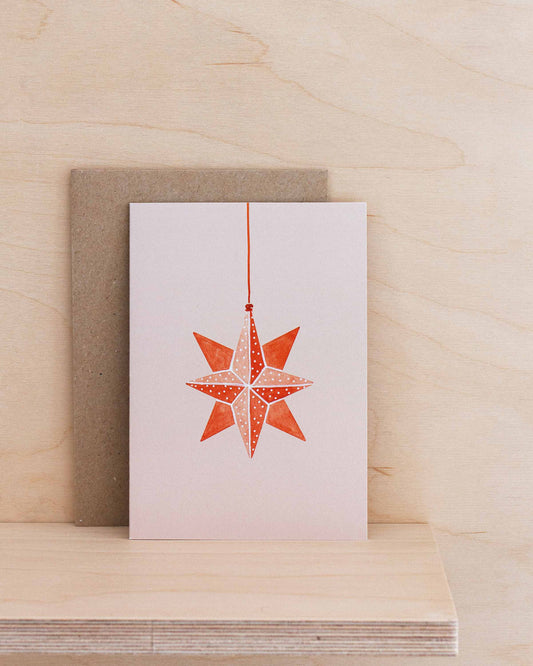 ORIGAMI ORNAMENT - Red