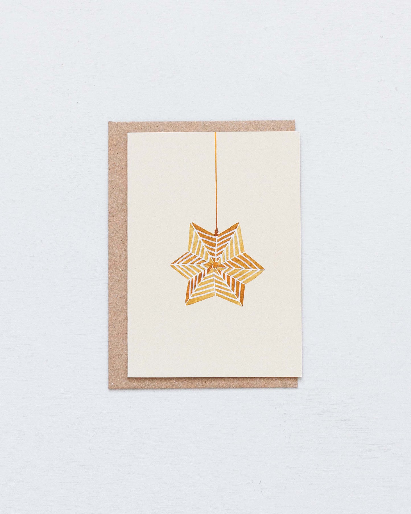 ORIGAMI ORNAMENT - Ochre