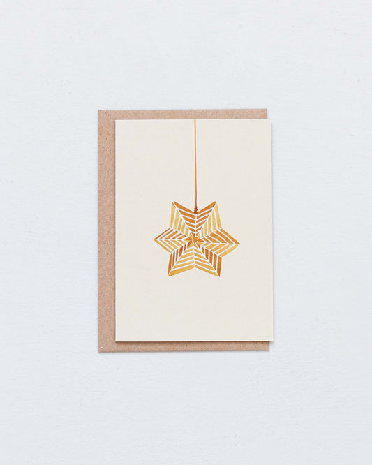 ORIGAMI ORNAMENT - Ochre