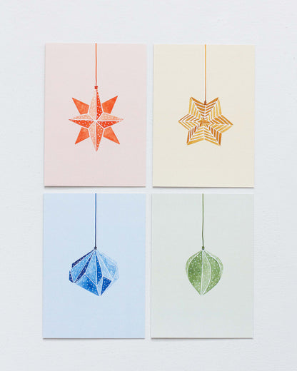 ORIGAMI ORNAMENTS - HOLIDAY CARDS