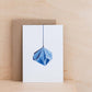 ORIGAMI ORNAMENTS - COLOUR ON WHITE HOLIDAY CARDS