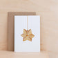 ORIGAMI ORNAMENTS - COLOUR ON WHITE HOLIDAY CARDS