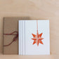 ORIGAMI ORNAMENTS - COLOUR ON WHITE HOLIDAY CARDS