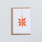 ORIGAMI ORNAMENT - Red on White