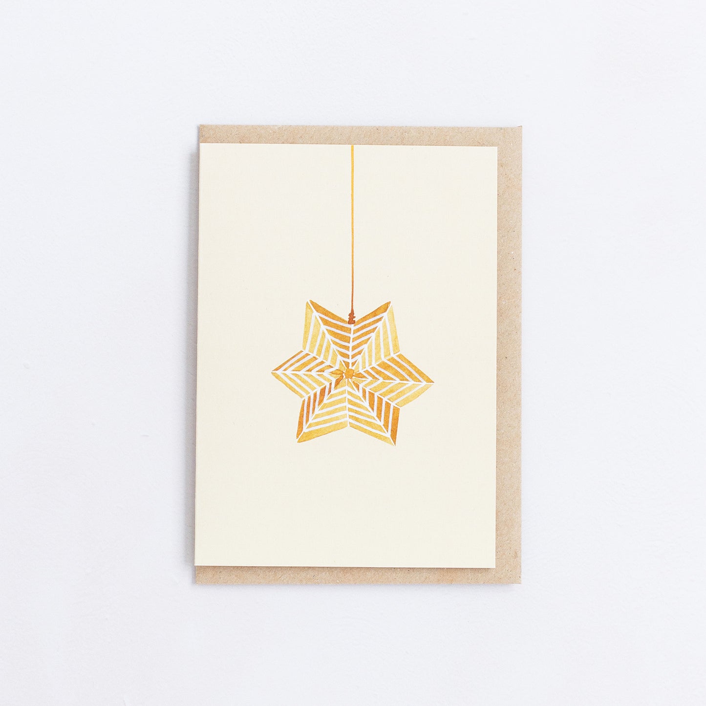 ORIGAMI ORNAMENT - Ochre