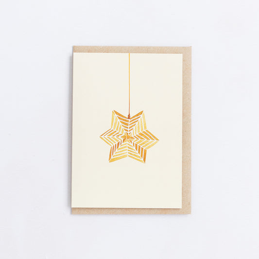 ORIGAMI ORNAMENT - Ochre