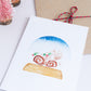 SNOW GLOBES - FESTIVE FOOD HOLIDAY CARDS