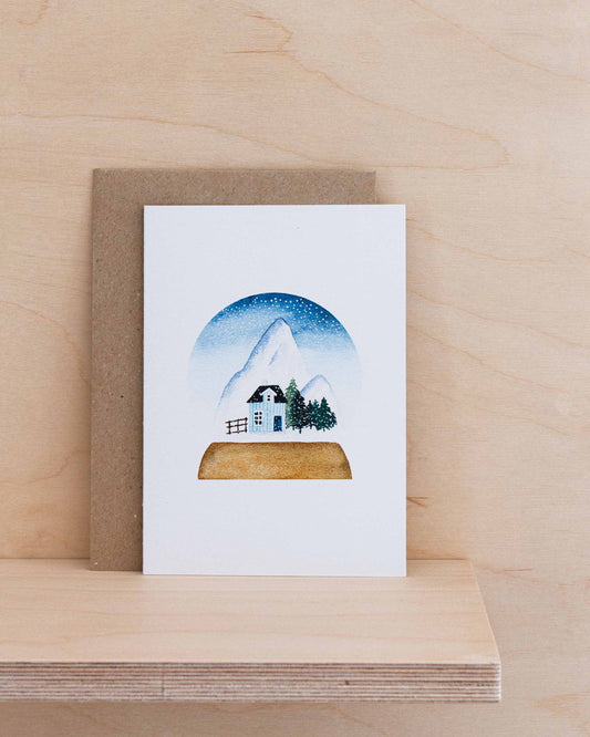 SNOW GLOBE - SCANDINAVIAN HOUSE