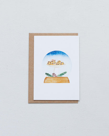 SNOW GLOBE - MINCE PIES