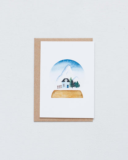 SNOW GLOBE - SCANDINAVIAN HOUSE