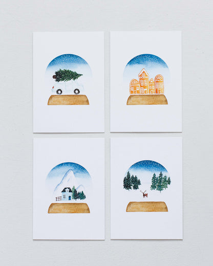SNOW GLOBES - HOLIDAY CARDS