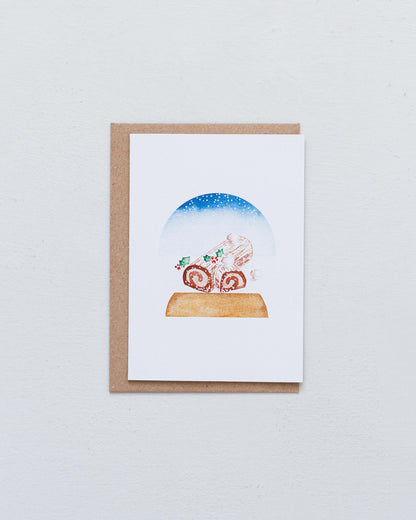 SNOW GLOBE - YULE LOG