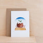 SNOW GLOBE - CHRISTMAS PUDDING