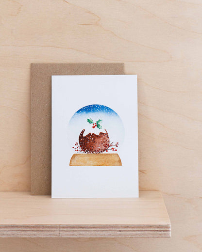 SNOW GLOBES - FESTIVE FOOD HOLIDAY CARDS