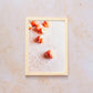 Photography of Chouquettes on a pink marble background sold as a giclee fine art print