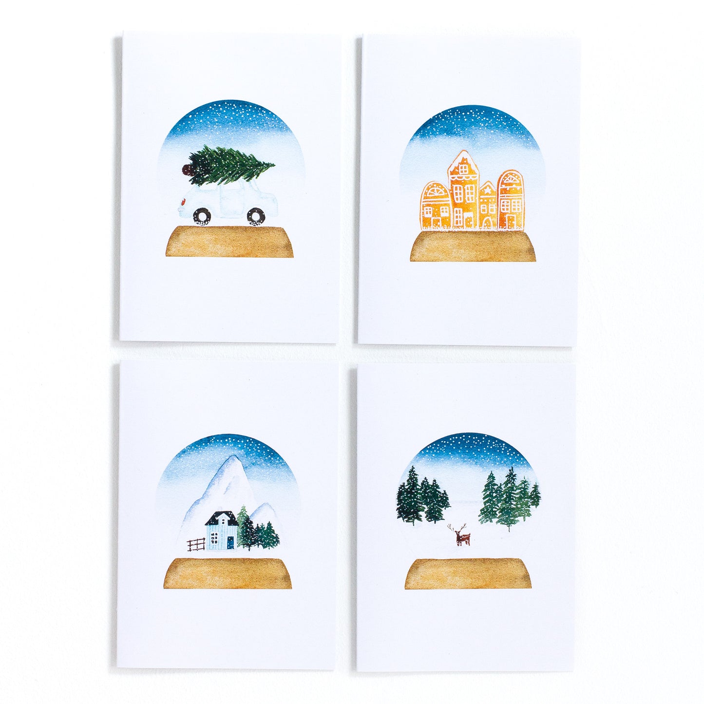 SNOW GLOBES - HOLIDAY CARDS
